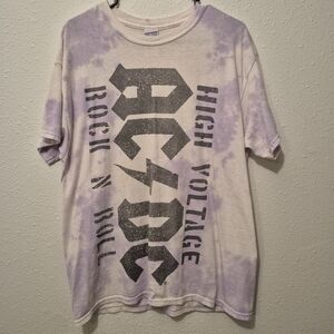 AC/DC High Voltage Tie-Dye T-Shirt